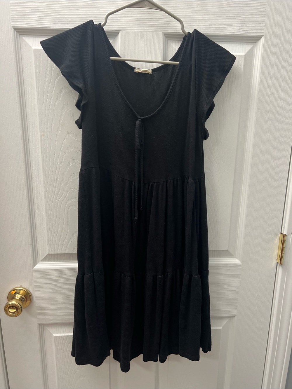 Moussy Black Ribbed Tank Top
